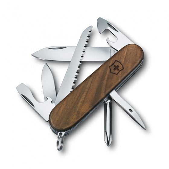 Нож Victorinox 1.4611.63 Hiker, 91 мм, 13 функций, деревянная рукоять