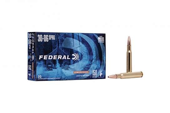 Патрон охотничий к.30-06Sprg Federal Power Shok SP, 9,7 г.