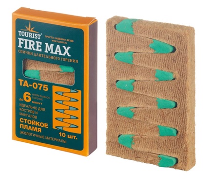 Спички Tourist Fire Max длительного горения, 10 шт.