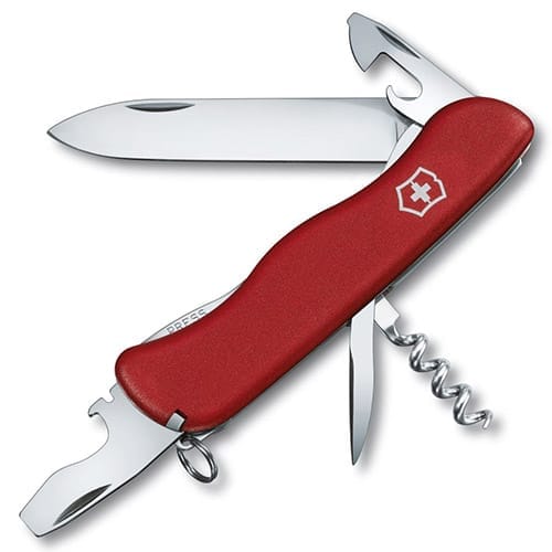 Нож Victorinox 0.8353 Picknicker, 111 мм, 11 функций, с фиксатором лезвия, красный