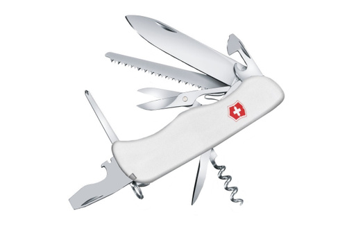 Нож Victorinox 0.8513.7R Outrider,111 мм, 14 функций, белый