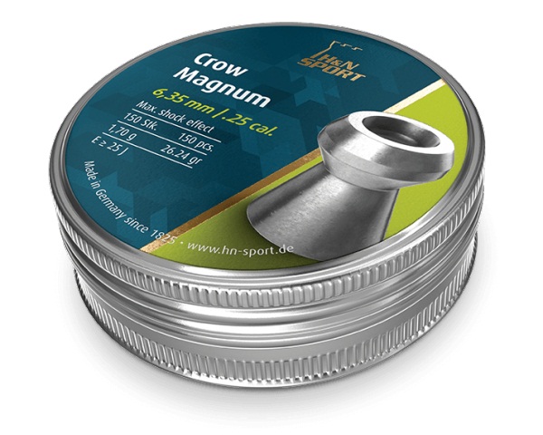 Пули пневматические к.6,35мм H&N Crow Magnum 1,70 г. (150шт)