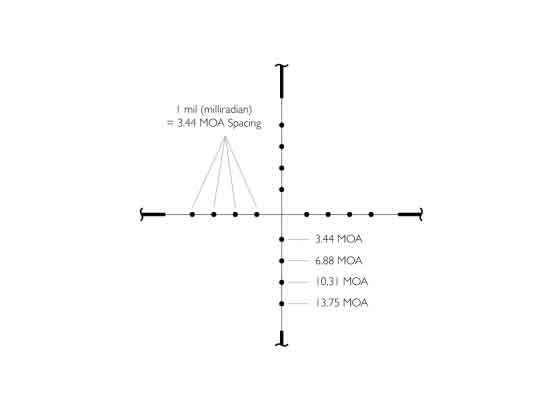 Прицел оптический Hawke Vantage 2-7x32 АО Mil-Dot
