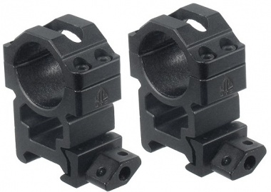 Кольца LEAPERS Quick d=1" б/с высокие на weaver, винтовой зажим