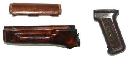 Комплект ШПОН (цевье, накладка, рукоятка бакелит) АК-74, АКМ, Сайга, Вепрь