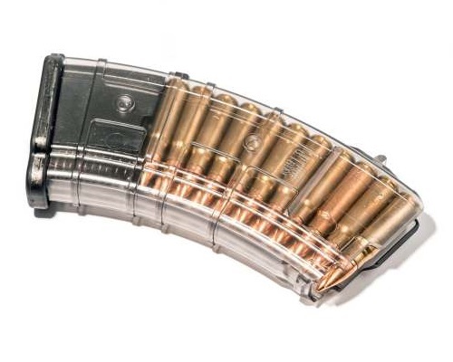 Магазин ВПО-136 к.7,62х39 20мест, прозрачный (PUF GUN)