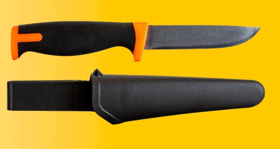 Нож HL Universal Black+Orange, клинок 10 см (VT204)