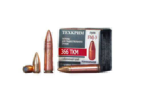 Патрон к.366ТКМ Техкрим FMJ-3 б/м 12,0 г. 
