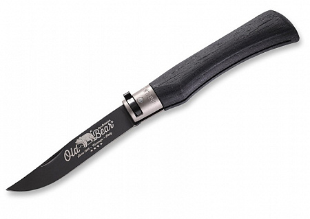 Нож Antonini Knives Old Bear Extra Large скл.клинок черн.покр.PTFE 10 см, рук. ламинат, никелир.коль