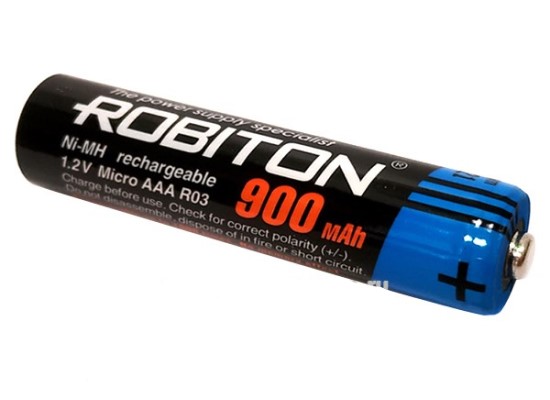 Аккумулятор Robiton NIMH (R 3) - 900 mAh