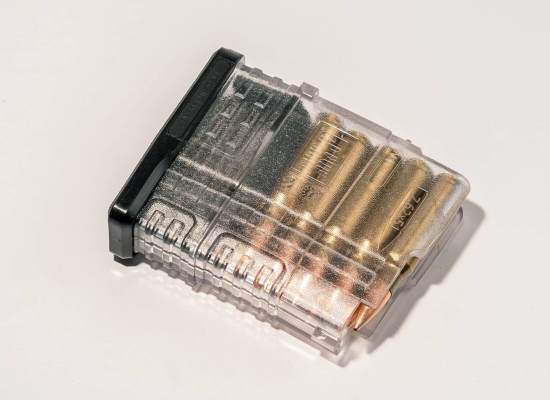 Магазин Вепрь-308 к.7,62х51 10 мест, прозрачный (PUF GUN)