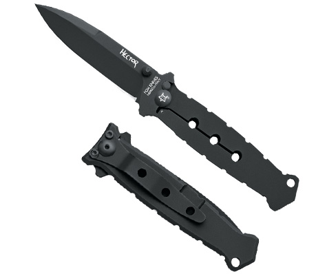 Нож Fox Black Hector , рукоять сталь, сталь N690Со