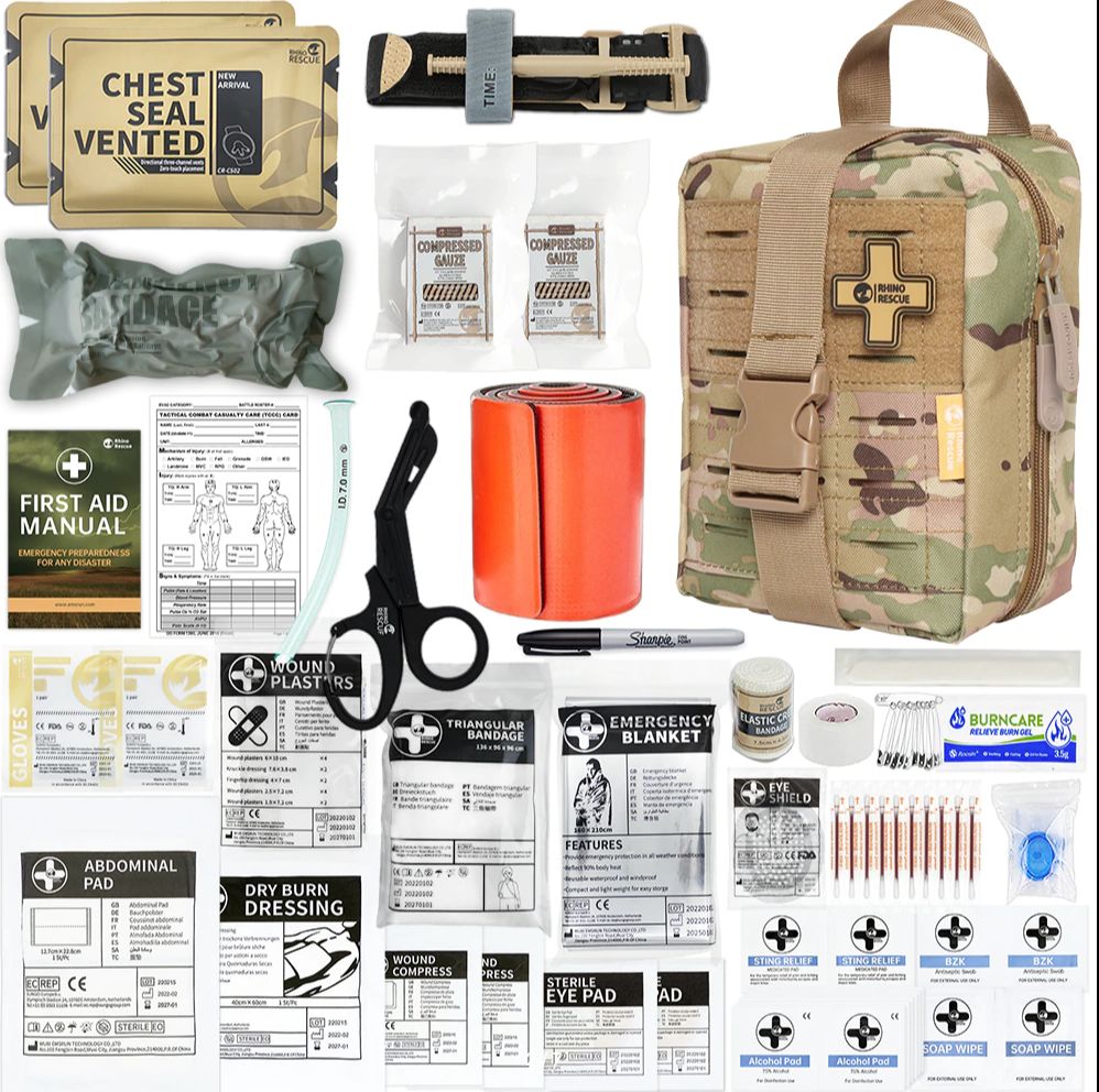 В продажу поступили тактические медицинские комплекты Rhino Rescue Trauma Kit.