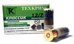 Патрон к.12х70 ТехКрим Классик №5 36г б/к