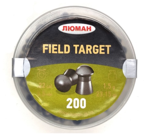 Пули пневматические к.5,5мм Люман Field Target m=1,65 (200 шт)