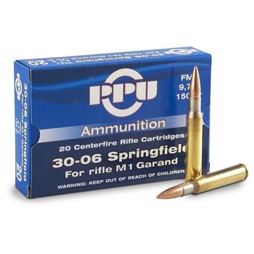 Патрон охотничий к.30-06Sprg PPU Partizan A-094 FMJ 150 gr. 