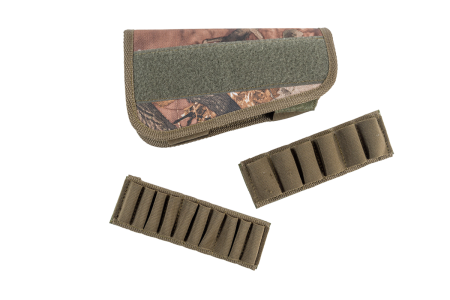 Патронташ на приклад универсальный кал. 12, 16, 20, 7.62 / ткань синтететик (Хольстер)
