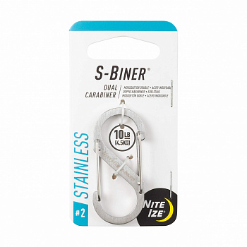 Карабин Nitelze S-Biner, размер 2, сталь