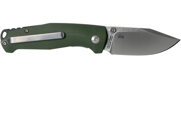 Нож Fox TUR , рукоять зелён. G10, сталь N690Со