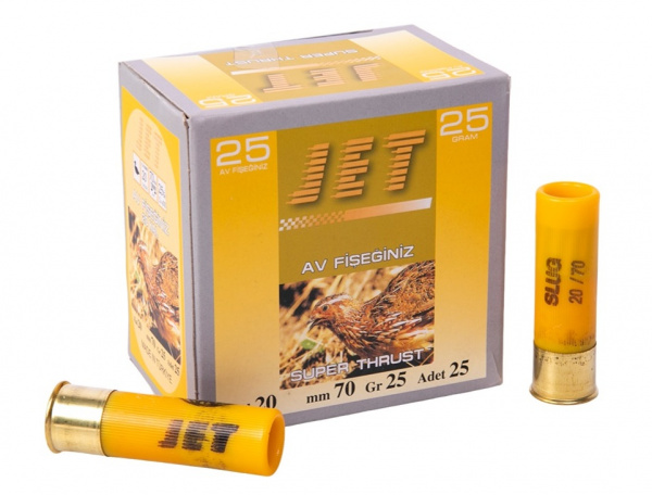 Патрон к.20х70 JET пуля Slug 25 г.