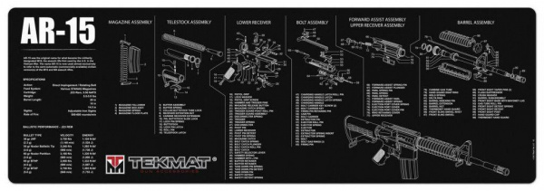 Мат TekMat AR15 для чистки и ухода за оружием