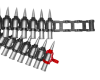 Лента для ПКМ (к.7,62х54 на 100 патронов) сборная, черный (PUF GUN)