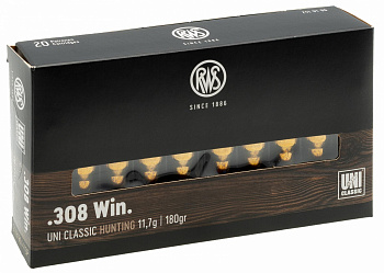 Патрон охотничий к.308Win DN RWS Target Elite 10,0 г.