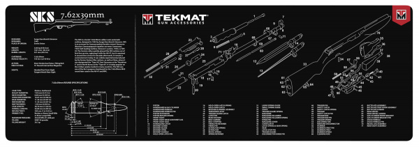 Мат TekMat SKS для чистки и ухода за оружием