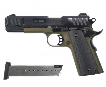 Пистолет сигнальный мод.K 1911 KURS Classic хаки к.5,5мм под патрон 10ТК