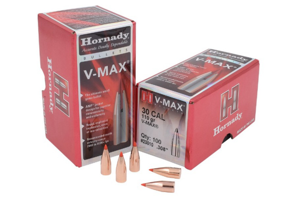 Пуля к.308Win/30-06Sprg/300WM Hornady V-Max 110grs/7,13 г.