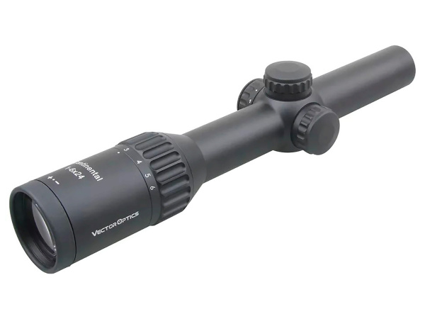 Прицел оптический Vector Optics Continental Hunting 1-6x24 сетка G4, d=30 мм, подсветка