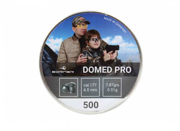 Пули пневматические к.4,5мм Borner Domed Pro m=0,51 г.(500шт)