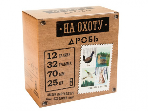 Патрон к.12х70 Grand Patron На Охоту №1 32 г.