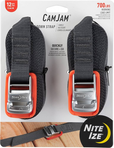 Крепление Nitelze CamJam Tie Down Strap 12FT (3,66 м) 2 pack