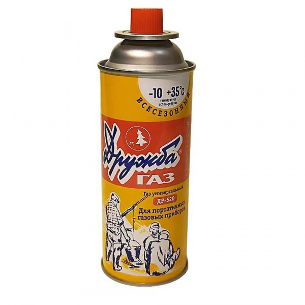 Баллон газовый цанговый Дружба, 220 г.