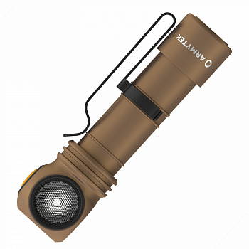 Фонарь налобный Armytek Wizard C2 Pro Magnet USB Sand+ABM01+18650/2500 лм (белый свет)
