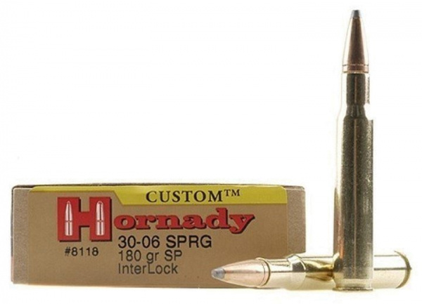 Патрон охотничий к.30-06Sprg Hornady SP CUSTOM 11,7 г.(180gr)