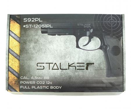 Пистолет пневматический Stalker S92PL к.4,5 мм 