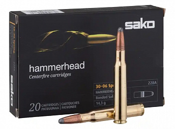 Патрон охотничий к.30-06Sprg Sako Hummerhead SP 14,3 г.