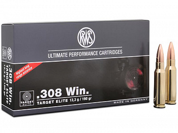 Патрон охотничий к.308Win DN RWS Target Elite 12,3 г.