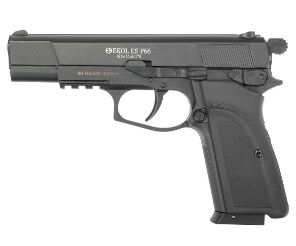 Пистолет пневматический EKOL ES P66 Black (металл) к.4,5 мм 3Дж