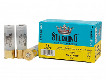 Патрон к.12х70 Sterling пуля Tornado SLUG 28 г.