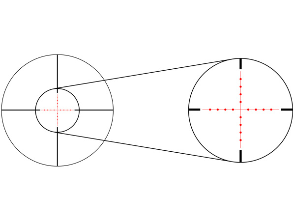 Прицел оптический Gaut Quartz 3-9x40 AO, d=1"; сетка 2 (Mil-Dot), без подсветки