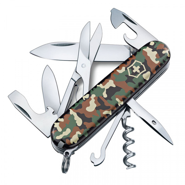 Нож Victorinox 1.3703.94 Climber, 91 мм, 14 функций, камуфляж