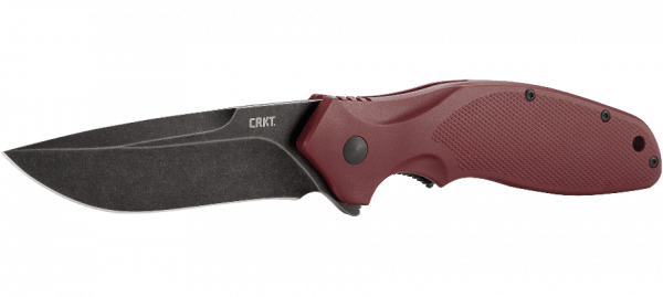 Нож CRKT Shenanigan Maroon, сталь 1.4116SS, рукоять нейлон