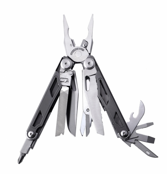 Мультитул Ballistik Precision 2045 GREY туристический/тактический/походный, 21 в 1