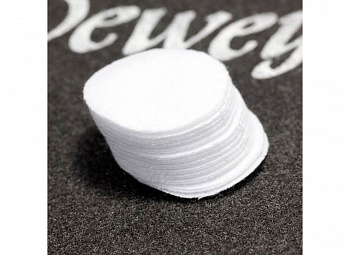 Патчи круглые Dewey хлопковые к.5,6 мм (.22) (100шт.)