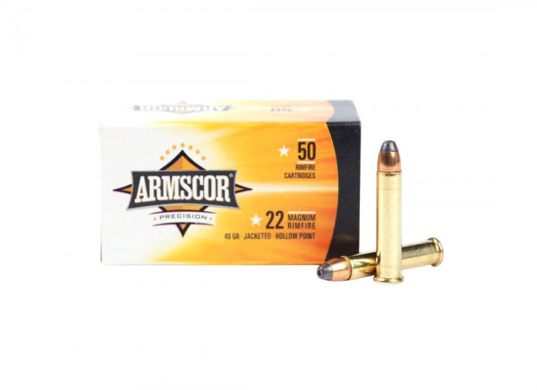 Патрон охотничий к.22WMR Armscor JHP 40