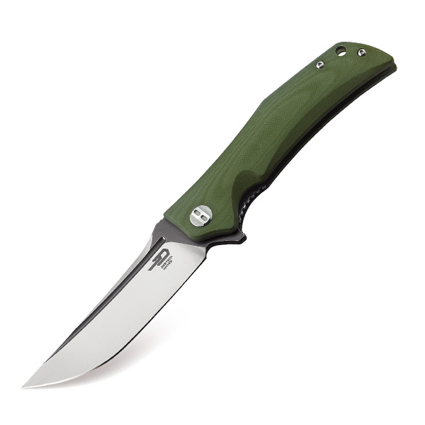 Нож Bestech Scimitar складной, сталь D2, рук-ть зелёная G10