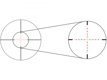 Прицел оптический Gaut Quartz 3-9x40 AO, d=1"; сетка 2 (Mil-Dot), без подсветки